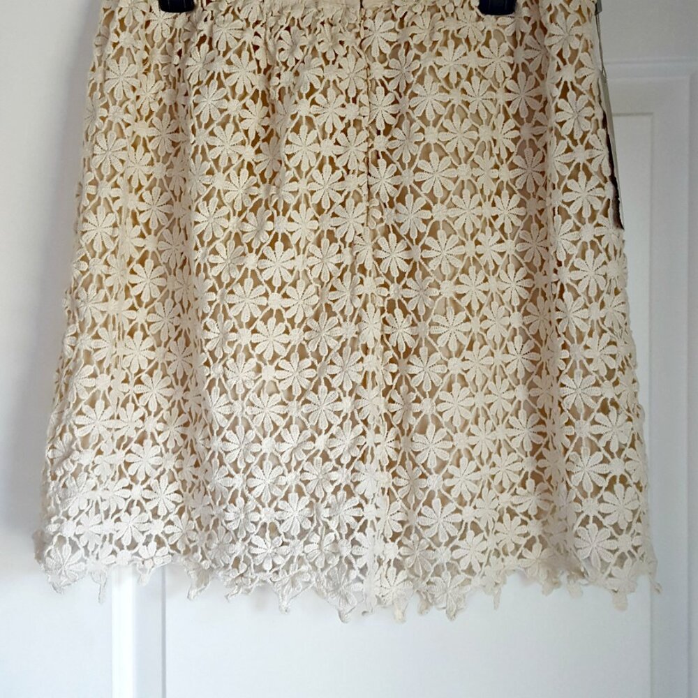 NEW! BOHO Crochet LACE SKIRT By SOLITAIRE - Picture 4 of 4